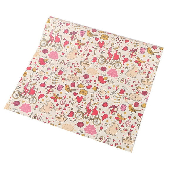 MSJUHEG Packing Paper Birthday Decorations Tissue Paper Gift Wrapping Tissue Paper Sweet Heart Design Gift Wrap Paper Gift Wrapping Wrapping Paper E