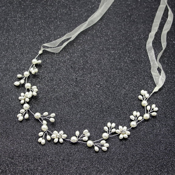 MSJUHEG Pearl Hair Clips,No Crease Hair Clips,Barrettes,Bangs Hair Clip,Hair Barrettes,Accessory Pearl Hair Pin Flower Hair Comb Bridal Clip Bridal White One Size