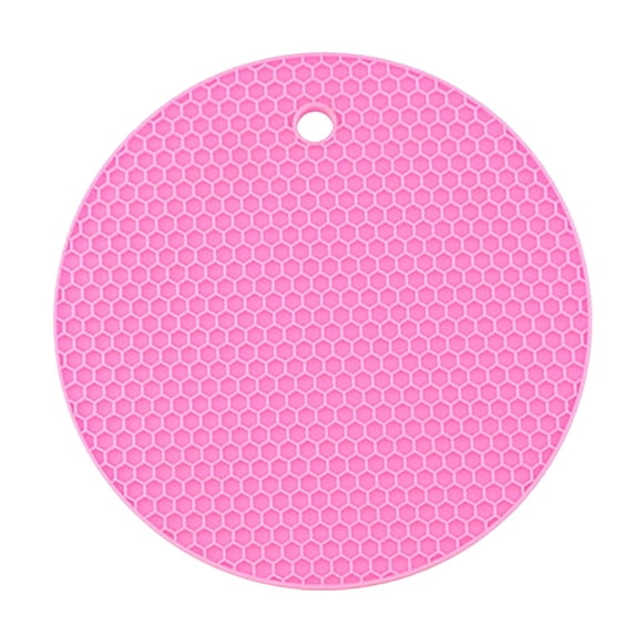 MSJUHEG Placemats Coasters Trivet Mats For Hot Pots And Pans Heat Resistants Trivets For Hot Dishes Hot Pot Holders Hot Pads Desk Mat Pink