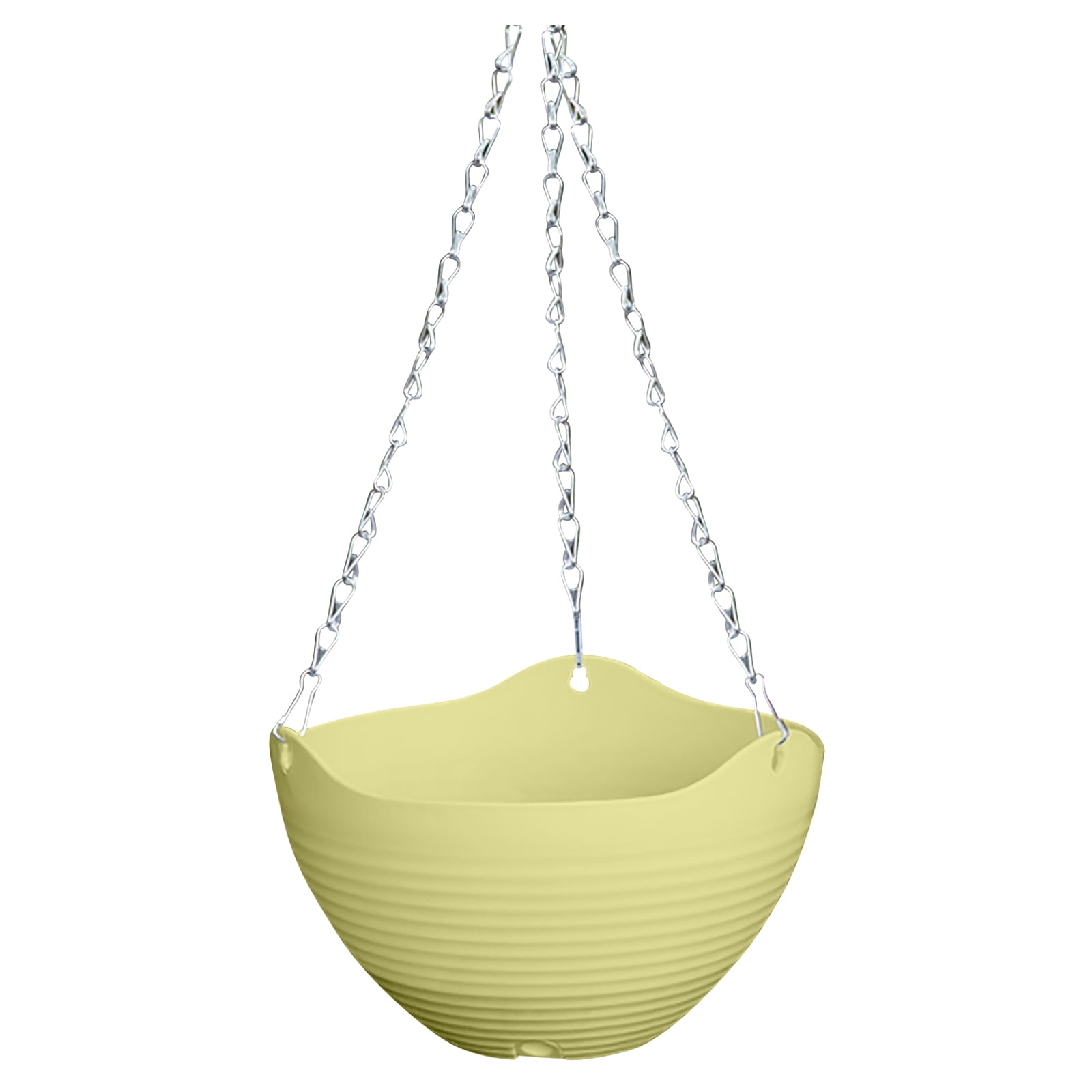 MSJUHEG Planters Plant Pots Colorful Hanging Plastic Flower Pots Garden