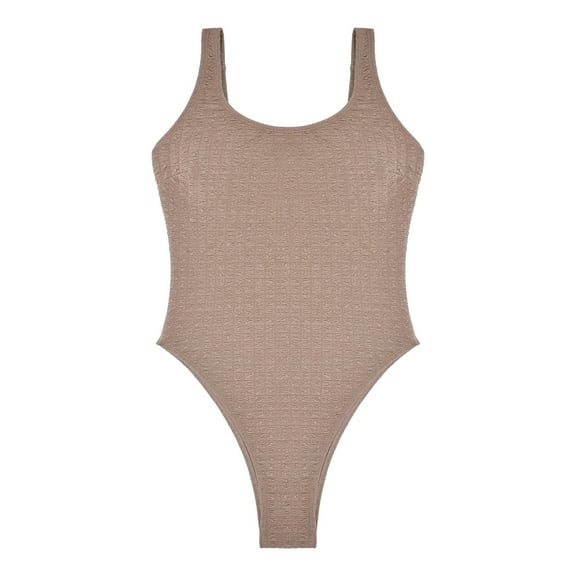 MSJUHEG Ribbed One Piece Swimsuits for Women,V Neck,High Waist Bathing Suit,Plus Size Swimsuit for Women,Bandeau Bathing Suits,Monokini,Womens Bathing Suits A L