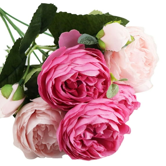 MSJUHEG Room Decor Garden Decor Korean Style Small Bunch Of Roses Artificial Fower Flowers Home Wedding Home Decor G