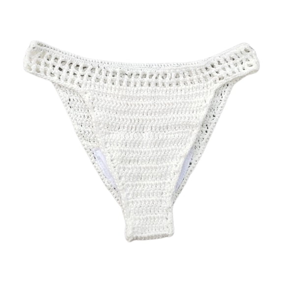 MSJUHEG Ruched Bikini Bottoms,Vintage Swim Bottom,Mid Waist Bikini Bottoms,High Cut Bikini Bottoms,Swimsuit Shorts,Swimsuit Bottoms for Women,Ruched Scrunch Swim Bottom White M