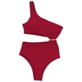 thumbnail image 1 of MSJUHEG Ruched Monokinis,Womens Tankini Bathing Suits,Full Coverage Slimming Swimwear,Women's One-piece Swimsuits,Strapless Bathing Suits,Cross Back,Womens One Piece Swimsuits Red 1 S, 1 of 3