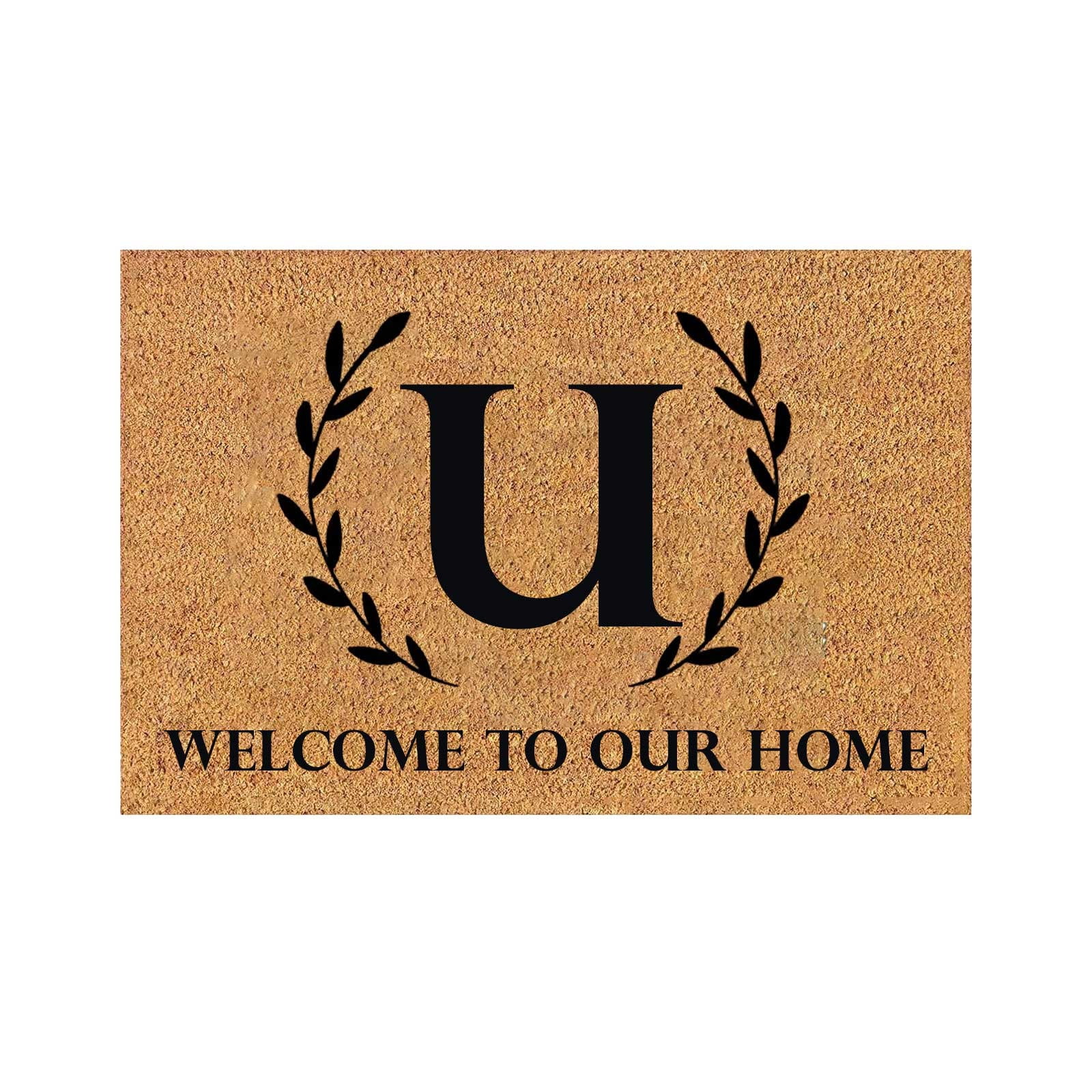 MSJUHEG Rug Welcome Mat Funny Welcome Doormat Entryway Front Porch Rugs ...