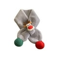 thumbnail image 1 of MSJUHEG Scarf Shawls And Wraps Children Christmas Cute Scarf Warm Scarf Neck Warmer For Toddlers Boys Girls Silk Scarf Gray S, 1 of 2