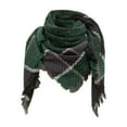 thumbnail image 1 of MSJUHEG Scarf Shawls And Wraps Women Fall Winter Scarf Classic Tassel Plaid Scarf Warm Soft Chunky Large Blanket Wrap Shawl Scarves Silk Scarf Green One Size, 1 of 4