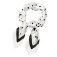 thumbnail image 1 of MSJUHEG Scarf Shawls And Wraps Women Polka Dot Square Scarf Ribbon Scarves Kerchief Neck Scarf 70X70Cm Silk Scarf White 70X70Cm, 1 of 4