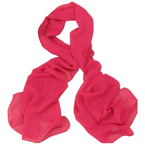 MSJUHEG Scarf Shawls And Wraps Womens Solid Color Chiffon Silk Scarf Candy Color Scarf Silk Scarf H One Size