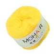 thumbnail image 1 of MSJUHEG Sewing Kit Yarn Soft Mohair Knitting Wool Yarn Diy Shawl Scarf Crochet Thread Supplies Yarn For Crocheting Yellow, 1 of 1