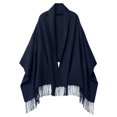 thumbnail image 1 of MSJUHEG Sheer Scarf,Boho Scarf,Scarves Lightweight,Cotton Scarf Lightweight,Floral Scarf,Wool Scarf for 80''*27'' Scarfs Box Pashmina Shawls Dark Blue One Size, 1 of 7