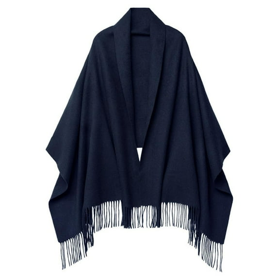 MSJUHEG Sheer Scarf,Boho Scarf,Scarves Lightweight,Cotton Scarf Lightweight,Floral Scarf,Wool Scarf for 80''*27'' Scarfs Box Pashmina Shawls Dark Blue One Size