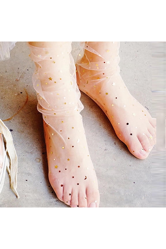 Sheer Socks,Mesh Socks,See Through Socks,Trouser Socks Women,Lace Socks,Ladies Women’s Breathability Women Lace Mesh Stockings Socks Thin Socks Rose Gold One Size