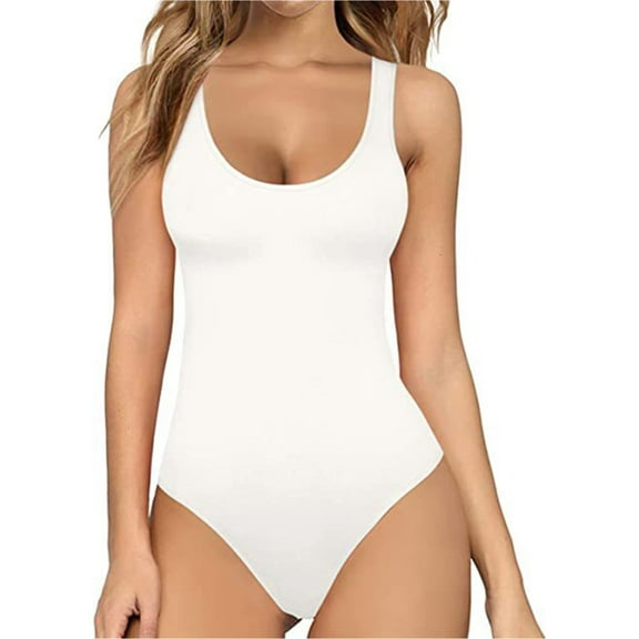 MSJUHEG Short Sleeve Bathing Suit,Cross Back,Bandeau Bathing Suits,Halter Swimwear,Plus Size One Piece Swimsuit,Bathing Suit Monokini,Swimsuits for Women 2025 White M