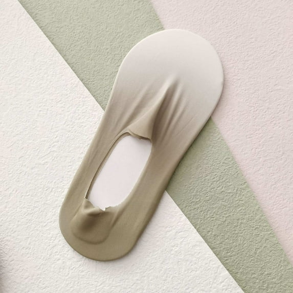 MSJUHEG No Show Socks Womens,Lace Socks,Womens Socks,Footies Socks for Women,Flat Socks,Gradient Ice Silk Socks Breathable Socks Non Slip Socks Low Socks Green One Size