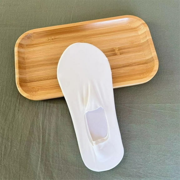 MSJUHEG No Show Socks Womens,Lace Socks,Womens Socks,Footies Socks for Women,Flat Socks,Solid Ice Silk Socks Breathable Socks Non Slip Socks Low Socks White One Size