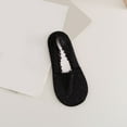 thumbnail image 1 of MSJUHEG No Show Socks Womens,Sheer Socks for Women,Womens Ankle Socks,Low Cut Socks Women,Flat Socks,Low Cut Non Slip Ankle Socks Hidden Cushioned Socks Black 4 One Size, 1 of 4