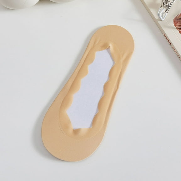 MSJUHEG No Show Socks Womens,Sheer Socks,Womens Ankle Socks,Low Cut Socks Women,Flat Socks,Ballerina Socks Non Slip Socks Lace Splice Socks Boat Socks Khaki One Size