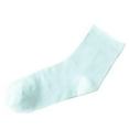 thumbnail image 1 of MSJUHEG Socks For Women Womens Socks 1Pair Unisex Comfortable Pure Color Cotton Sock Slippers Long Socks Thigh High Socks Mint Green One Size, 1 of 2