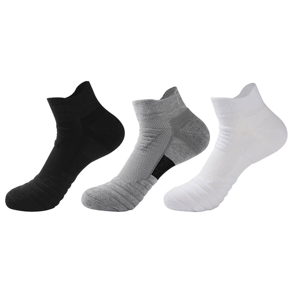 MSJUHEG Socks for Men No Show Socks Workout Socks Womens Cushioned Ankle Socks Athletic Socks Running Socks Womens Mens Dress Socks Basketball Socks Compression Socks for Women Multicolor One Size
