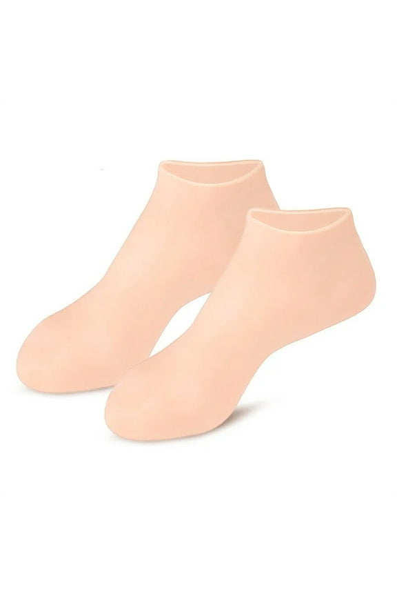 Socks,Running Socks,Fuzzy Socks,Womens Ankle Socks,Crew Socks,Foot Spa Pedicure Silicone Socks Silicone Socks Beige One Size