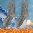 thumbnail image 1 of MSJUHEG Socks,Running Socks,Fuzzy Socks,Womens Ankle Socks,Crew Socks,Thick Socks Tube Socks in Cotton Socks Dough Stockings Cotton Socks Gray A, 1 of 3
