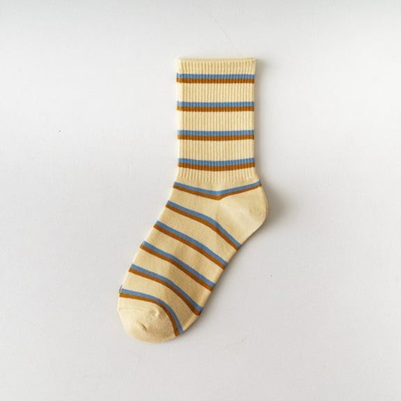 MSJUHEG Socks,Running Socks,Fuzzy Socks,Womens Ankle Socks,Crew Socks,Womem Blue Plaid Socks Shallow Mouth Japanese Cute Milk Pattern Socks J One Size