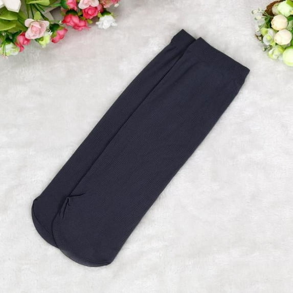 MSJUHEG Socks For Women Womens Socks 10 Pairs Bamboo Fiber Ultra-Thin Elastic Silky Short Silk Stockings Men Socks Thigh High Socks Dark Blue One Size