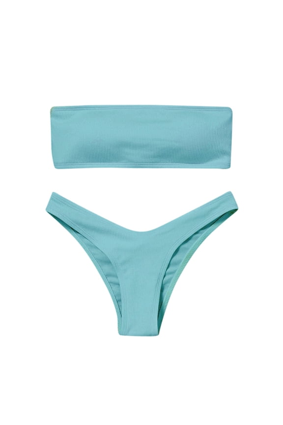 Summer Swimsuit,Boho Swimsuits for Women,Thong Bikini Sets for Women,Bikini Sets for Women,Sporty Bikini Sets for Women,Bathing Suit for Women Bikini,Womens Bikini Green S