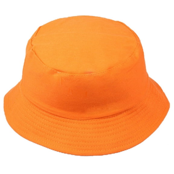 MSJUHEG Sun Hats for Women Bucket Hats for Woman Trucker Hat Cap Outdoors Wild Fisherman Women Unisex Sun Men Hat Baseball Caps Hats for Women Fascinators Hats for Women Cotton 1PC Hat Orange One Size
