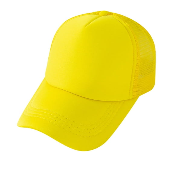 MSJUHEG Sun Hats for Women Bucket Hats for Woman Trucker Hat Sport Gradient Tie Dye Breathable Beach Adjustable Baseball Cap Hats for Women Fascinators Hats for Women Pu 1PC Hat Yellow One Size
