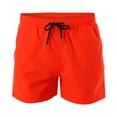 thumbnail image 1 of MSJUHEG Swim Trunks Men Swimsuit Mens Swim Trunks Mens Bathing Suit Boxers for Men Polyester Orange 4xl, 1 of 4