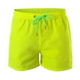 thumbnail image 1 of MSJUHEG Swim Trunks Men Swimsuit Mens Swim Trunks Mens Bathing Suit Boxers for Men Polyester Yellow S, 1 of 4