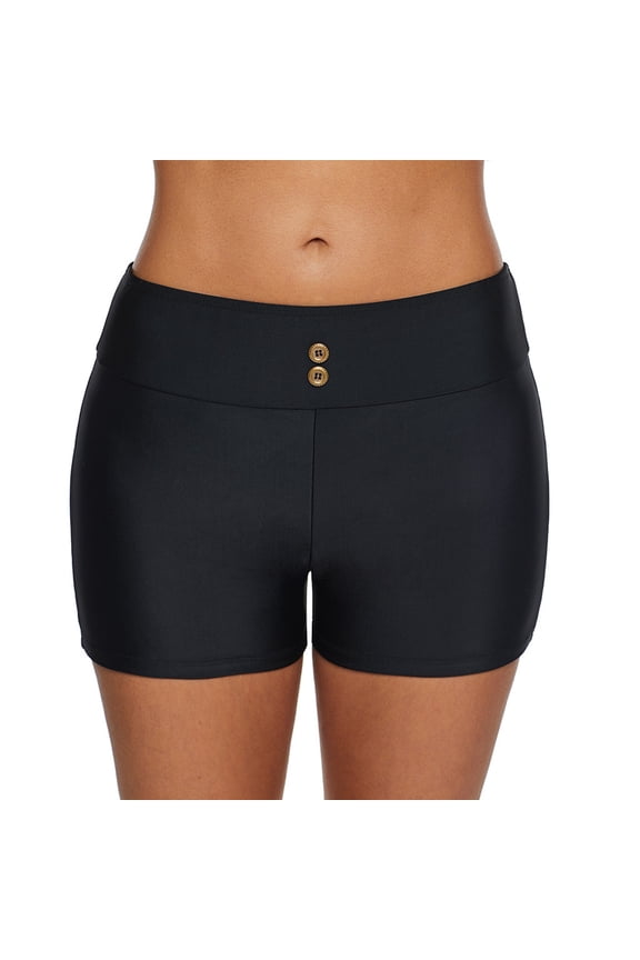 Swim Trunks Women,Beach Shorts for Women,Shorts for Women,Running Bikini Bottoms Swim Briefs Beach Shorts Swim Bikini Bottom Tankini,Women's Board Shorts,Swim Shorts Women Black L