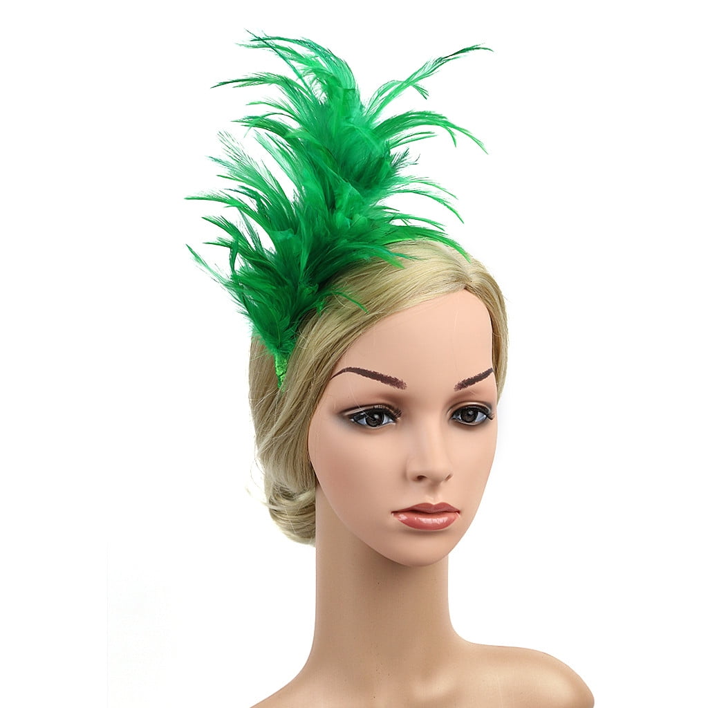 BlairNadeauBridal Emerald Green Fascinator, Feather Hairpiece, High Tea Headpiece, Wedding Birdcage Veil, Black Cocktail Hat, Ivory Bridal Hat, Katharine