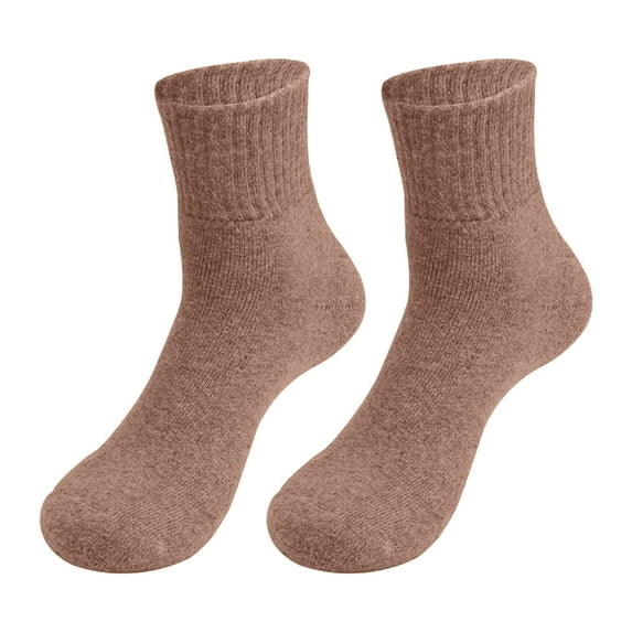 MSJUHEG Thermal Socks,Wool Ankle Socks Men,Sleep Socks for Men,Thin Wool Socks Men,Wool Socks,Thick Wool Socks Solid Color Casual Medium Tube Thermal Socks E One size