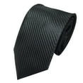 thumbnail image 1 of MSJUHEG Tie Mens Ties Mens Classic Jacquard Woven Striped Necktie Men'S Tie Party Wedding Tie Ties For Men Black One Size, 1 of 1