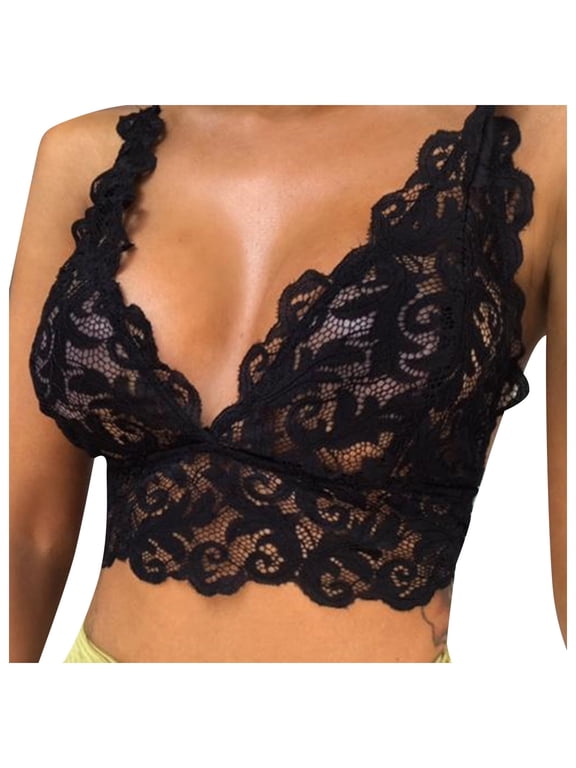 Underwear Women Womens Women With Garter Belts Bra Tops Wirefree Comfort Yoga Cami Bra Plus Size Black 3Xl