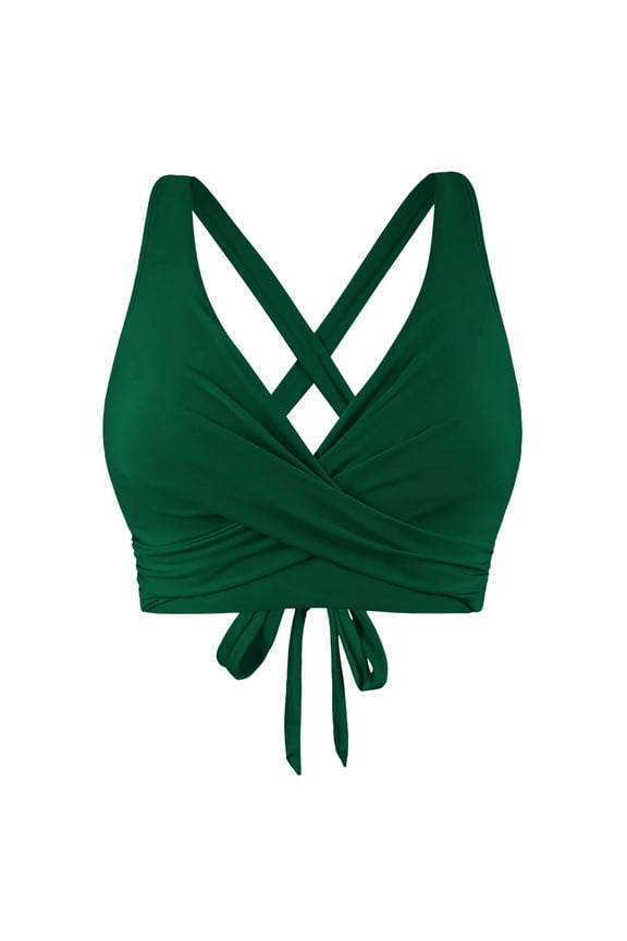 Underwire Swimsuit Top,Push Up Bathing Suit Top,Womens Underwire Bikini Top,Swimwear Tops Underwire Full Coverage Bikini,Womens Underwire Bikini Top,Womens Underwire Bikini Top Green 2XL