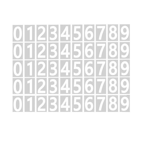 MSJUHEG Wall Paper Peel And Stick Wallpaper Mailbox Numbers For Outside Reflective Number Stickers Strong Self Adhesive Numbers For Houses Wall Decor B
