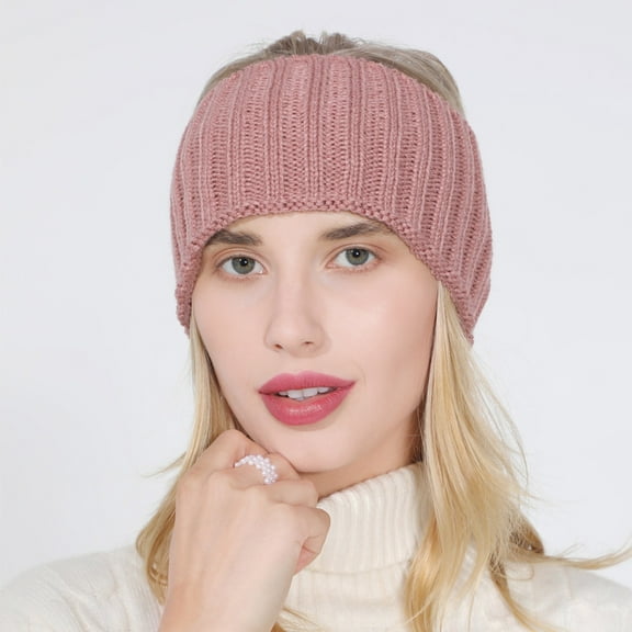 MSJUHEG Warm Headbands Winter,Crochet Headbands,Fleece Headbands,Ear Warmer Headband,Knit Headband,Hot Surgical Supplier Disposable Surgicla Head Cap Pink One Size