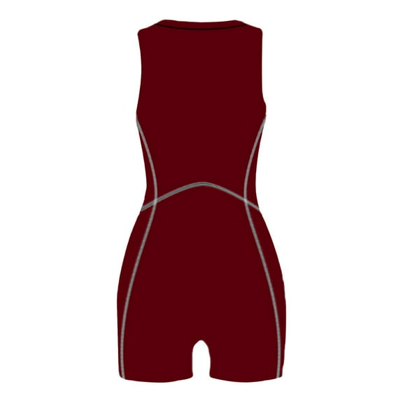 MSJUHEG Wet Suit for Cold Water,Long Sleeve Bathing Suit for Women,Rash Guard Swimsuit Women,Womens Rash Guard Long Sleeve,Women's Wetsuit,Wetsuit for Diving,Surfing Bathing Suit Red 2XL