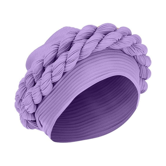 MSJUHEG Wig Cap Hats for Women Baseball Cap Women Muslim Turban Hat Cancer Chemo Cap Hair Bonnet Head Scarf Wrap Cover Hats for Men Fascinators Hats for Women Polyester 1PC Hat Purple One Size
