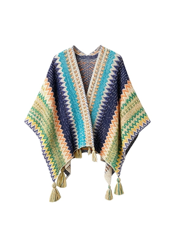 Women's Crochet Poncho Cardigan 3/4 Pleated Sleeves Bolero Shrug Lightweight Cardigan Solid Colors Hollow Out Summer Cover Up Cardigan Open Front Crochet Shrug Boho Clothes Orange One Size