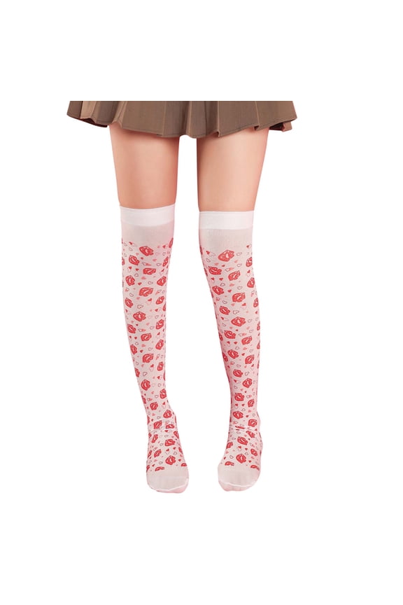 Women's Trouser Socks Nylon Stockings Crew Socks for Women Tube Socks Silk Stockings Thigh High Stockings Crew Socks Net Socks Women Thigh Highs Long Socks C One Size