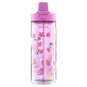 Mainstays Kids 14 oz Multicolor Fairy Garden Tritan Double-Wall Insulated Water Bottle