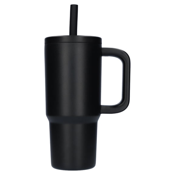 Mainstays Kids 20 oz Black Stainless Steel Double-Wall Insulated Tumbler