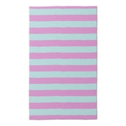 Mainstays Kids Tufted Pink and Light Purple Stripe Washable Area Rug, 3 ft x 5 ft