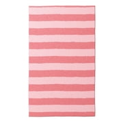 Mainstays Kids Washable Tufted Pink Stripe Area Rug, 3 ft x 5 ft