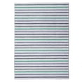 thumbnail image 1 of Mainstays Kids Tufted Blue and Green Stripe Area Rug, 5' x 7', 1 of 7